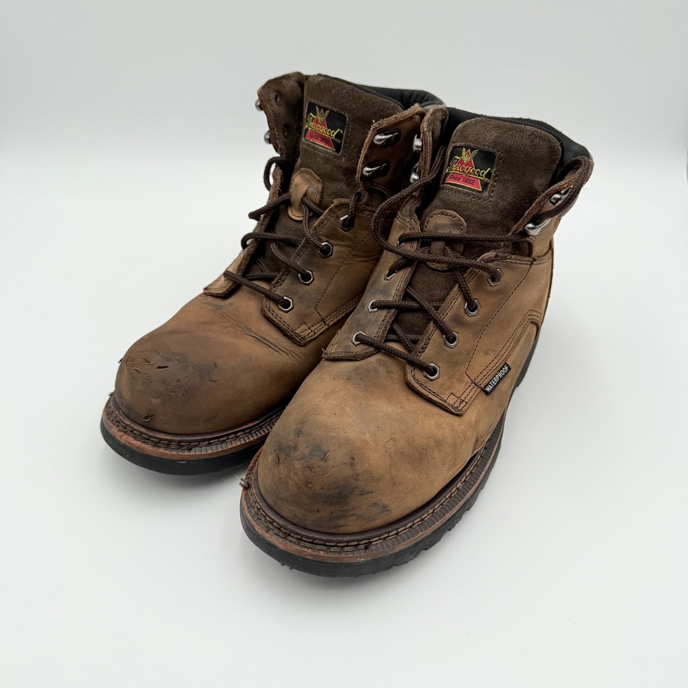 Thorogood V-Series Work Boots Mens 11W Waterproof Leather Steel Toe 804-3236